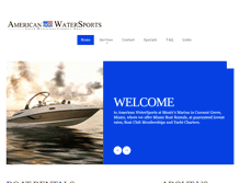 Tablet Screenshot of americanwatersports.us